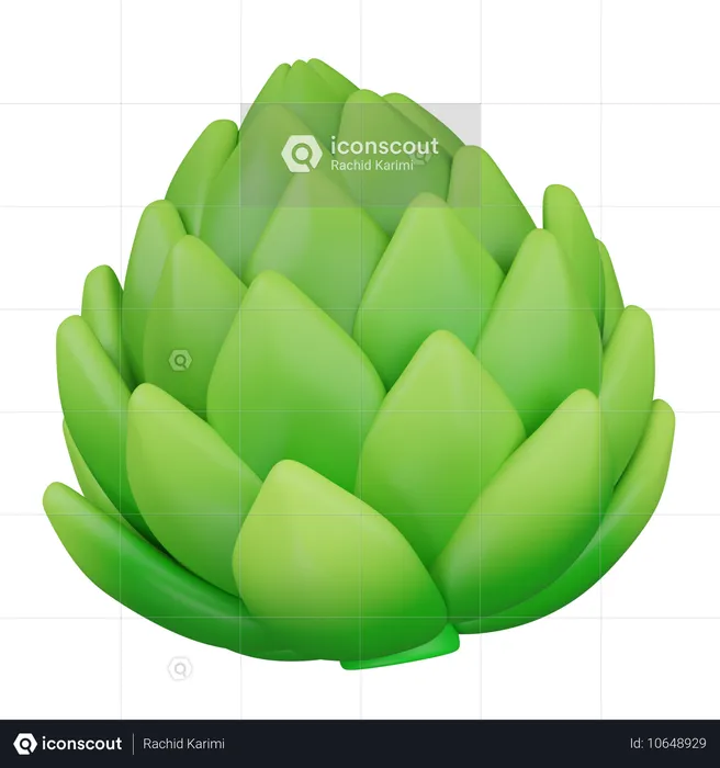 Artichoke  3D Icon