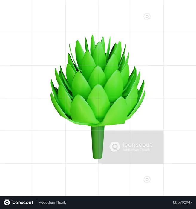 Artichoke  3D Icon
