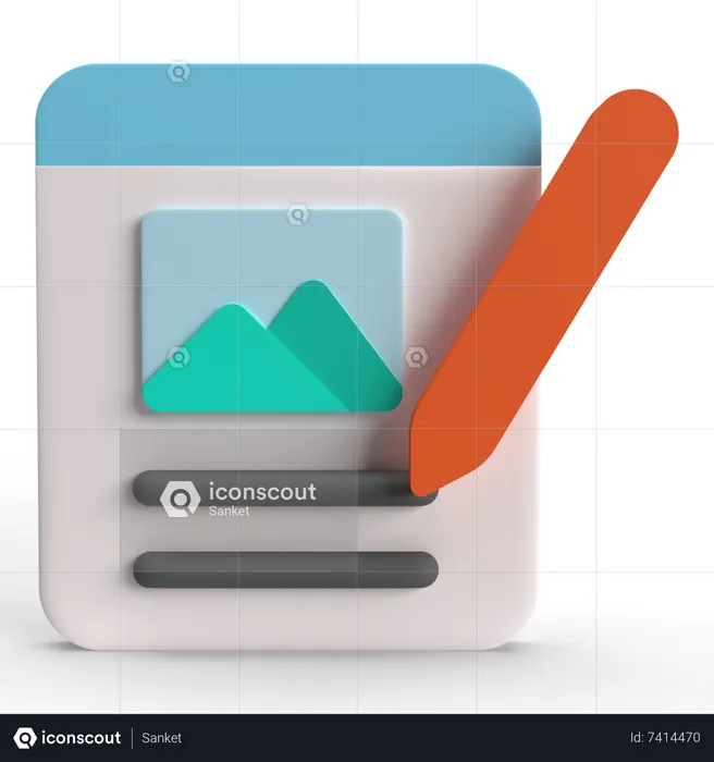 Artículo  3D Icon