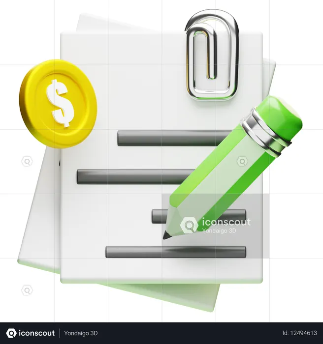 Artículo pagado  3D Icon