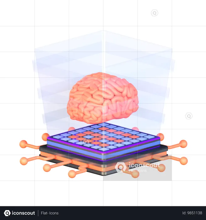 Artificial Intelligence  3D Icon