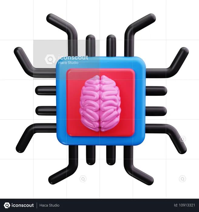 Artificial Intelligence  3D Icon