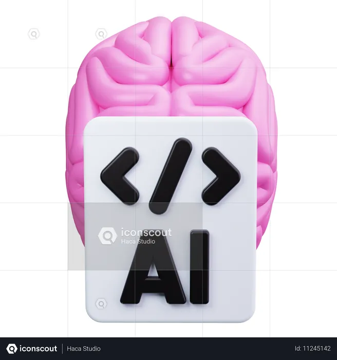 Artificial Intelligence  3D Icon