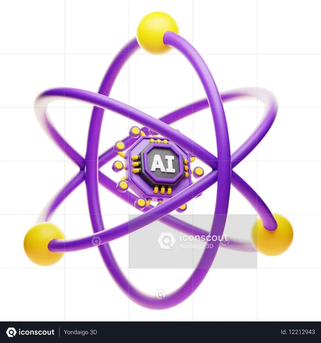 Artificial Intelligence  3D Icon