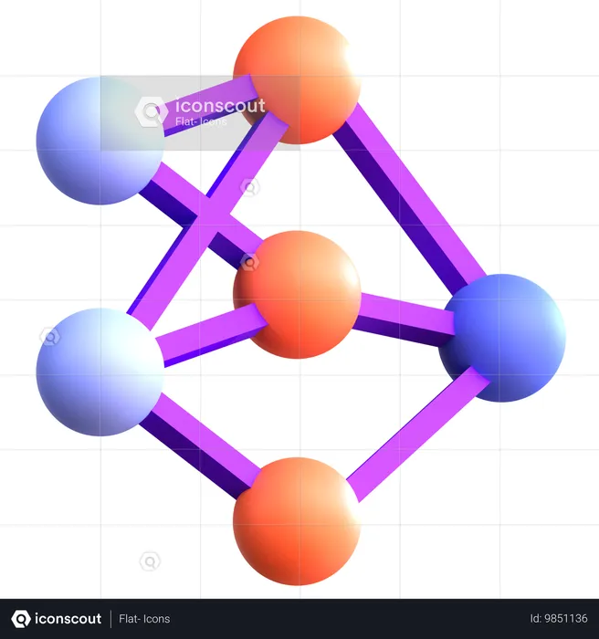 인공 신경망  3D Icon