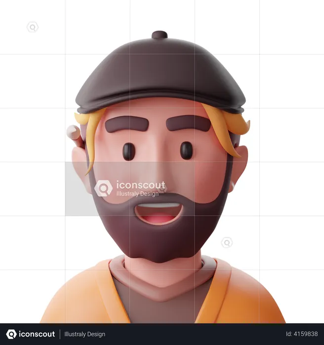 Artist  3D Icon