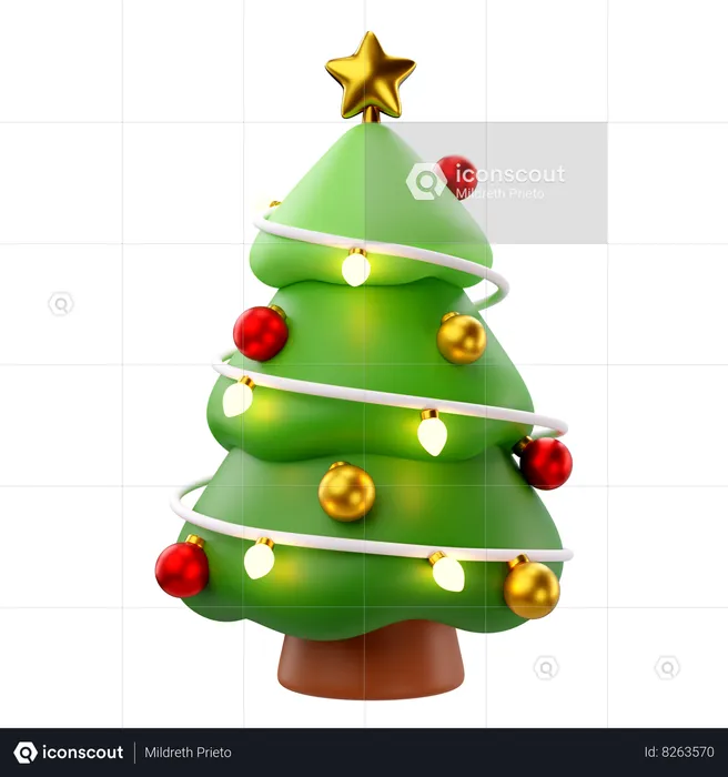 Árvore de Natal  3D Icon