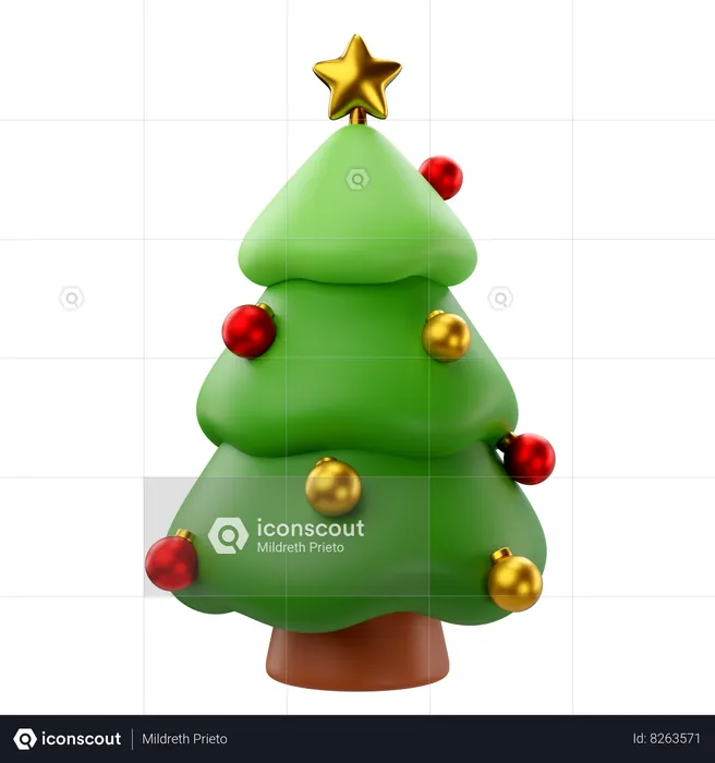 Árvore de Natal  3D Icon