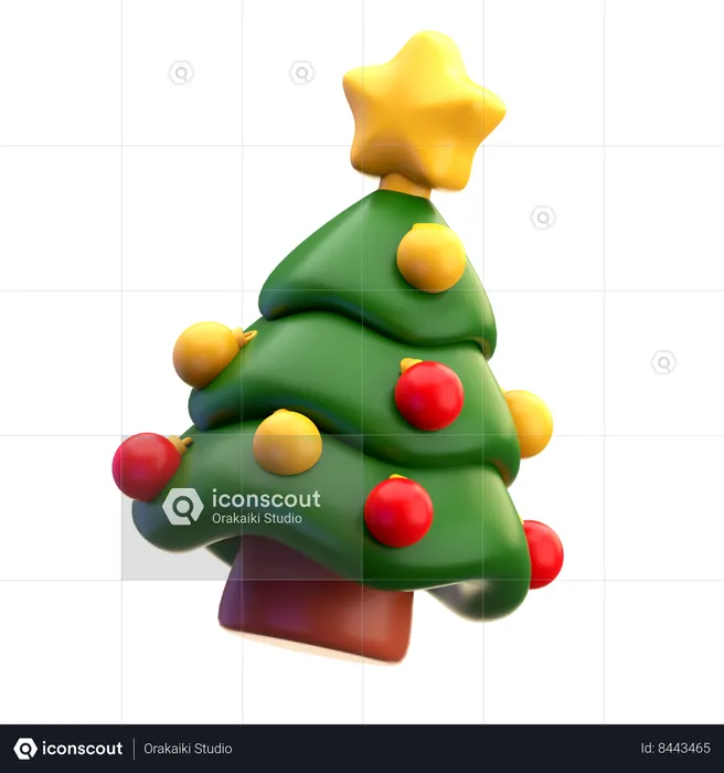 Árvore de Natal  3D Icon