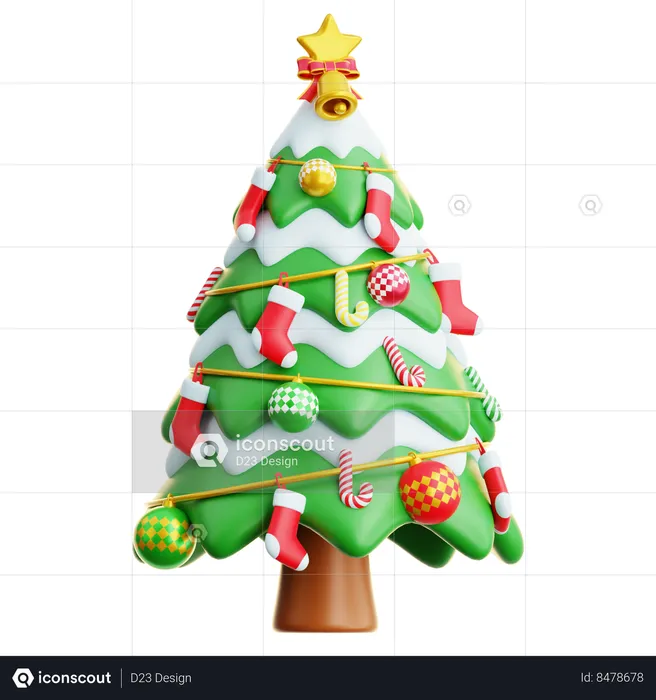 Árvore de Natal  3D Icon