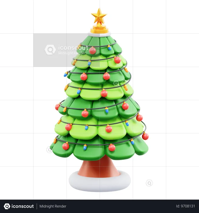 Árvore de Natal  3D Icon