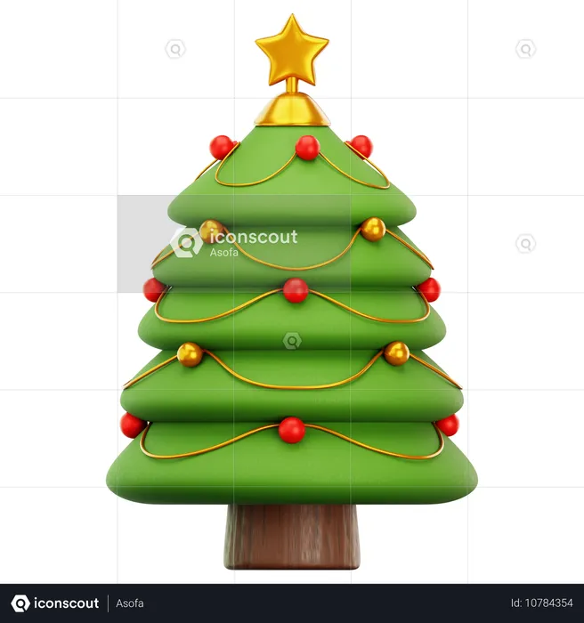 Árvore de Natal  3D Icon