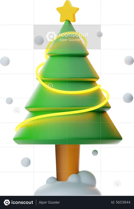 Árvore de Natal  3D Icon