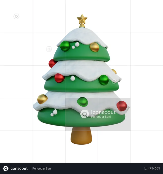 Árvore de Natal  3D Icon