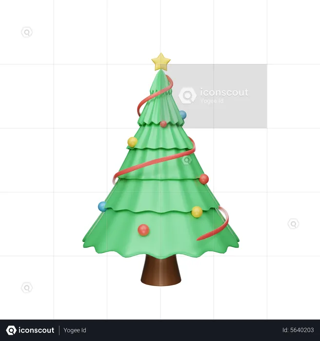 Árvore de Natal  3D Icon