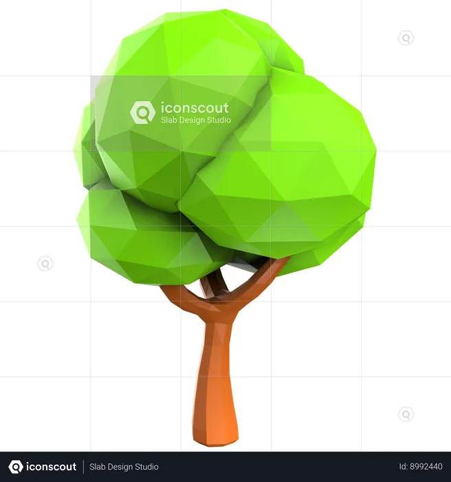 Árvore da floresta  3D Icon