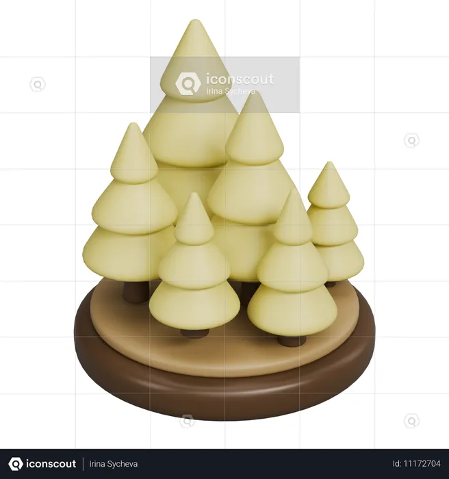 Árvores de Natal  3D Icon