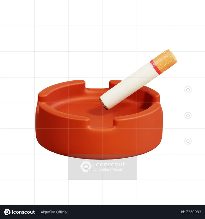 Ashtray  3D Icon