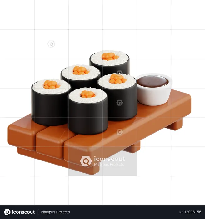 Asian Food  3D Icon