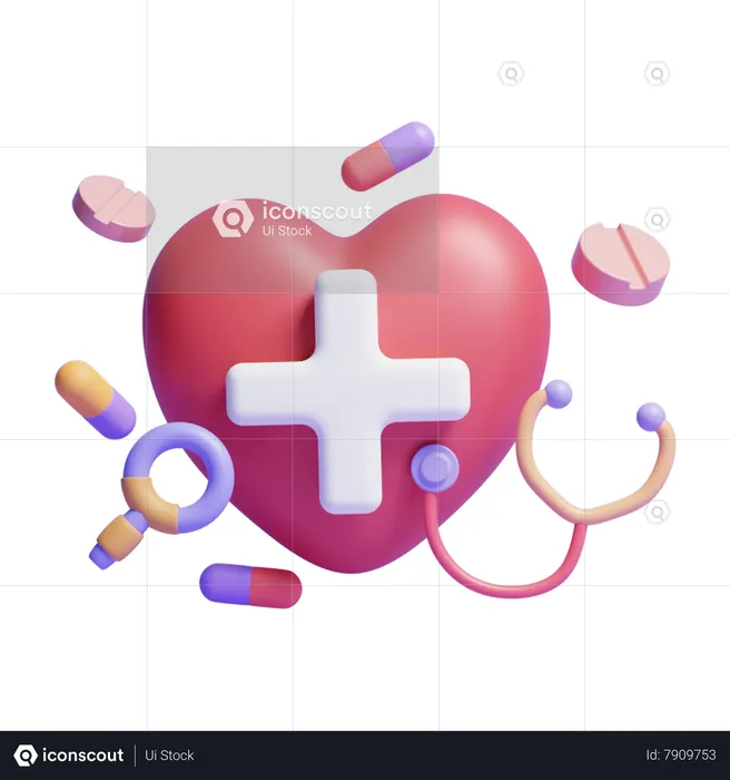 Cuidado de la salud  3D Icon