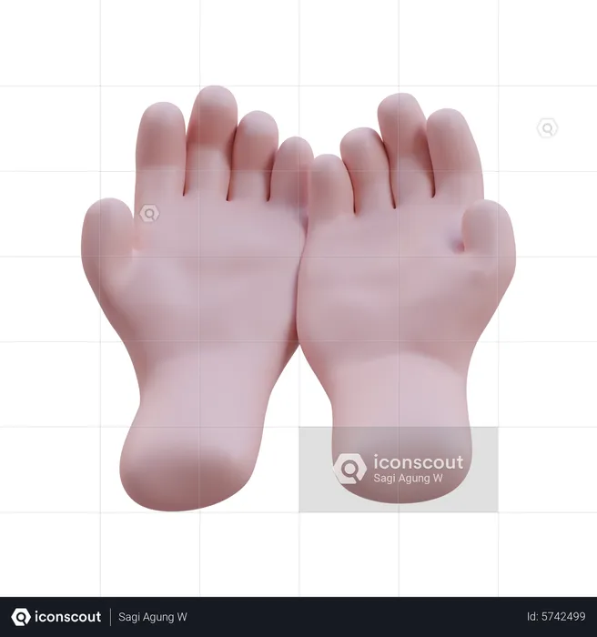 Asking For Help Hand Gesture  3D Icon