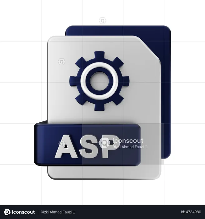 ASP File  3D Illustration