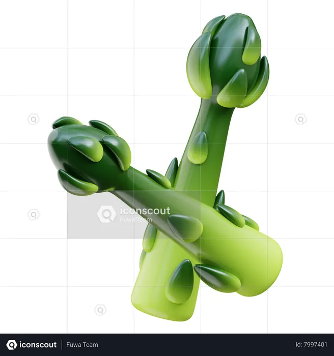 Asparagus  3D Icon