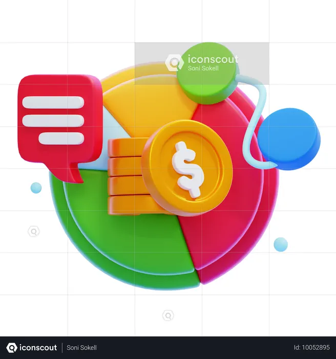 Asset Allocation  3D Icon