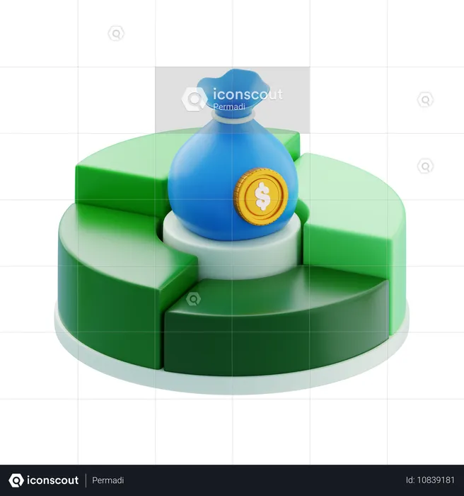 Asset Allocation  3D Icon