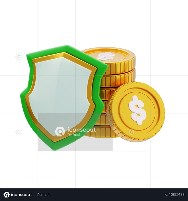 Asset Protection  3D Icon