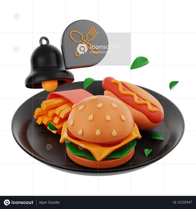 Présentation de l'assiette  3D Icon