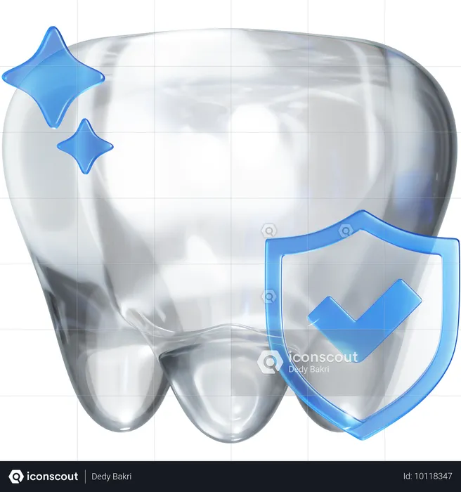 Assurance dentaire  3D Icon