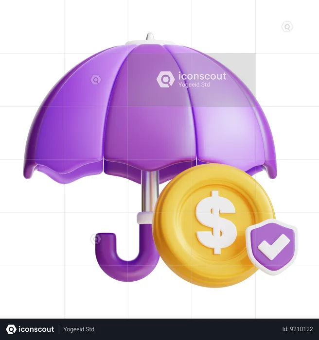 Assurance financière  3D Icon