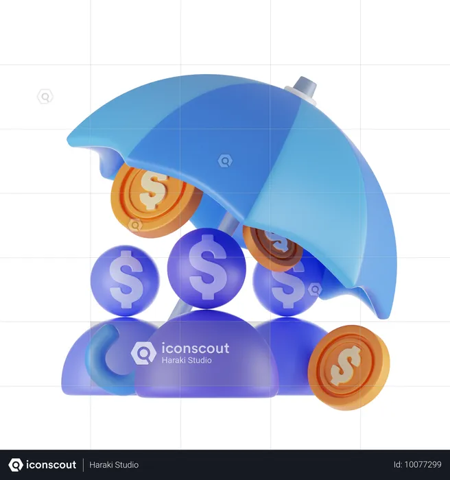 Assurance financière  3D Icon