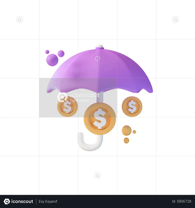 Assurance financière  3D Icon