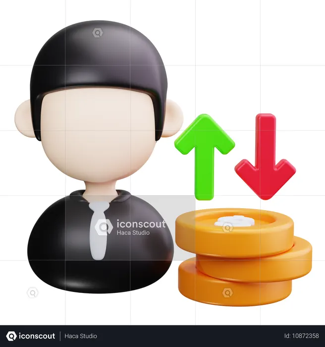 Assurance investissement  3D Icon