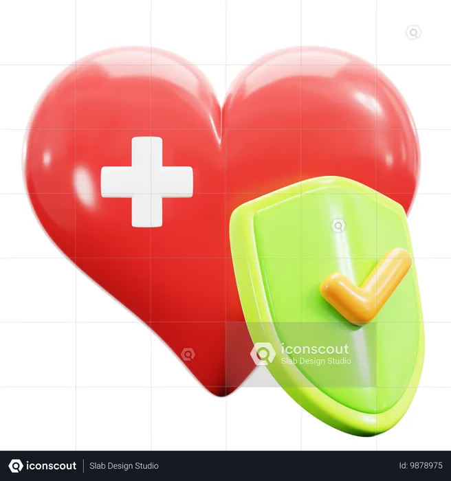 Assurance santé  3D Icon