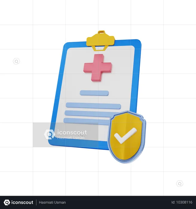 Assurance médicale  3D Icon