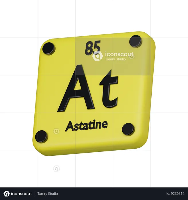 Astatine  3D Icon