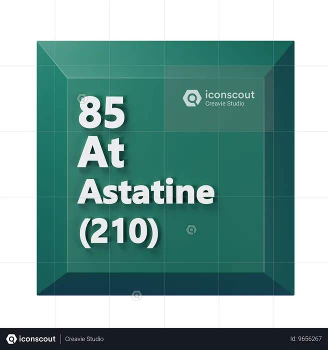 Astato  3D Icon