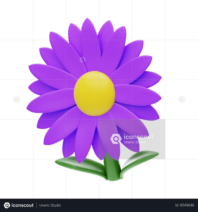 Aster  3D Icon