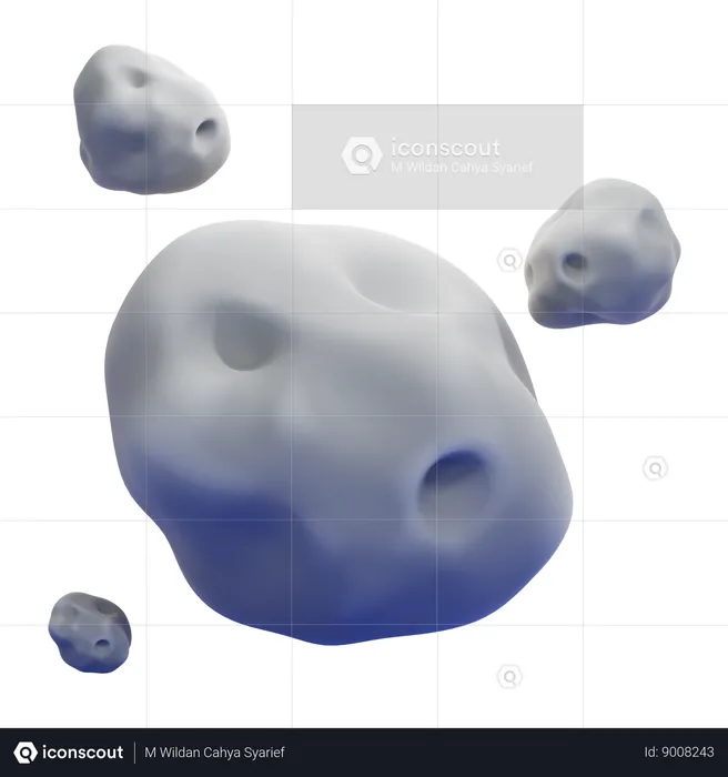 ASTEROID  3D Icon