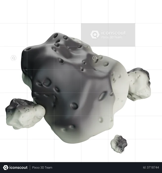 Asteroid  3D Illustration