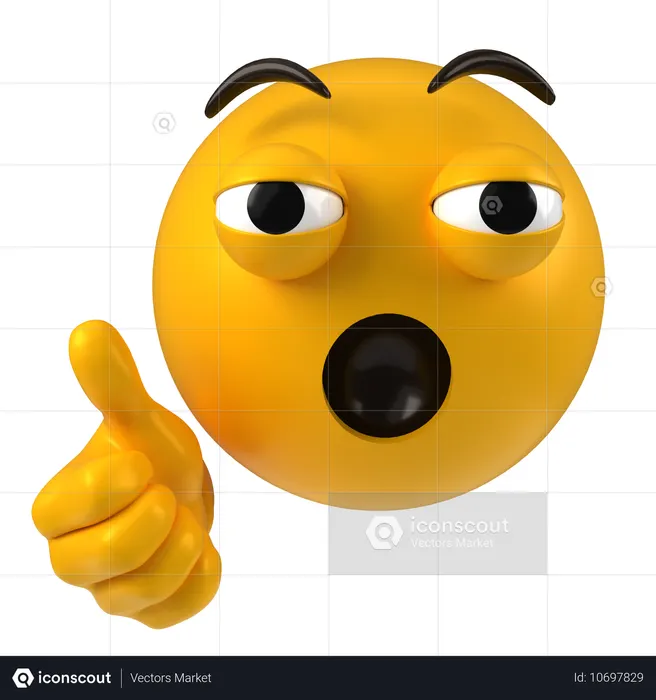 Astonished  3D Icon