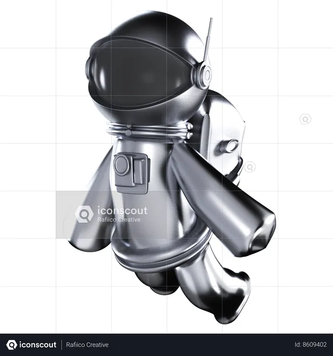 Astronaut  3D Icon