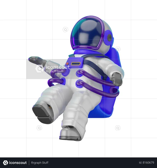 Astronaut  3D Icon