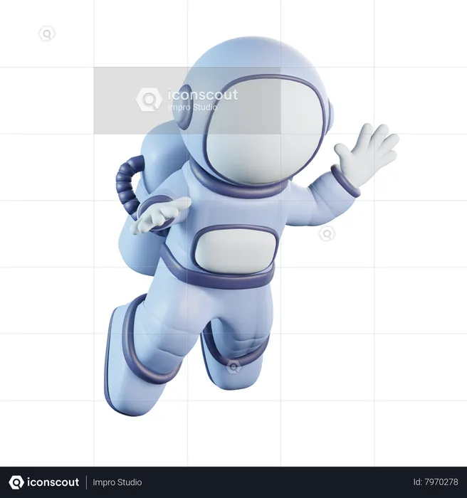 Astronaut  3D Icon