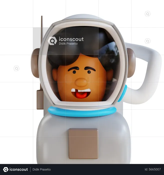 Astronaut  3D Icon