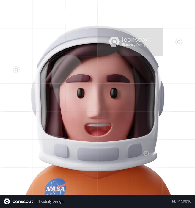 Astronaut  3D Icon