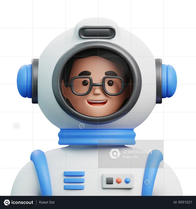 Astronaut  3D Icon